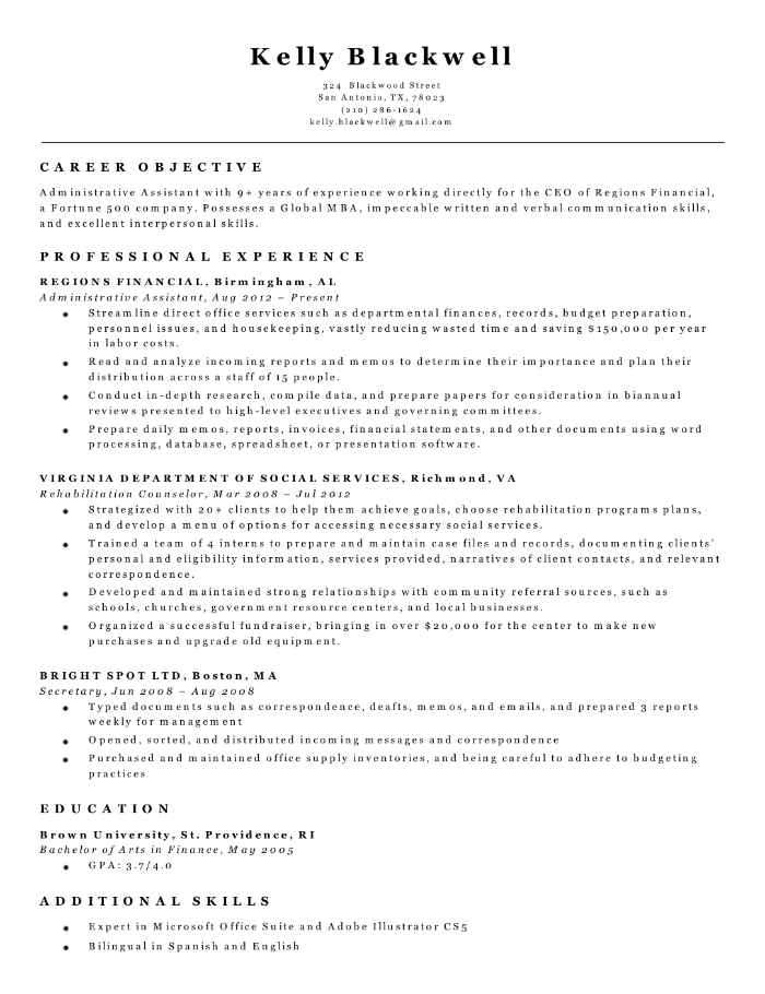 cv bahasa inggris